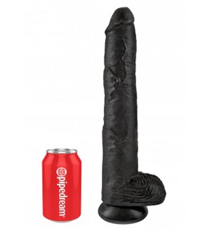 Silikonski realisticni crni dildo