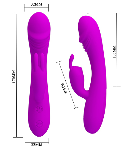 Silikonski zeka vibrator-usb punjenje