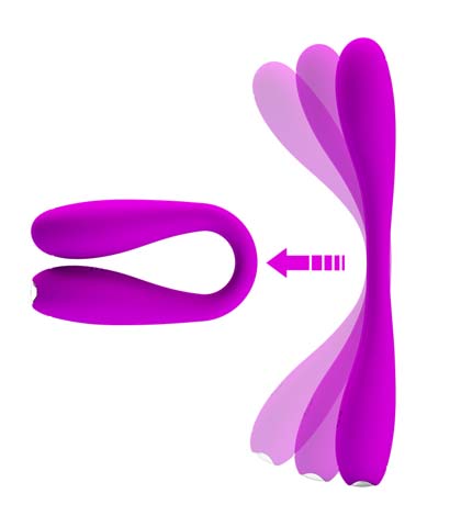 Silikonski vibrator za g tacku i klitoris