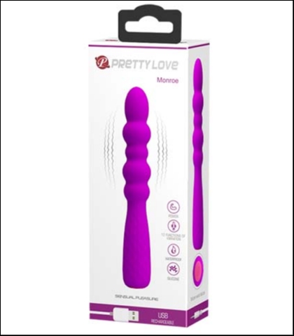 SILIKONSKI REBRASTI VIBRATOR