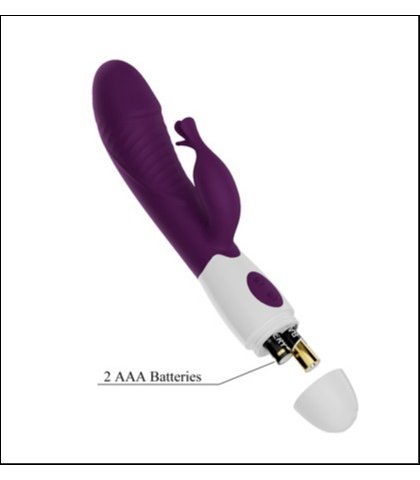 Silikonski mekani vibrator - ljubicasta - rasmussen