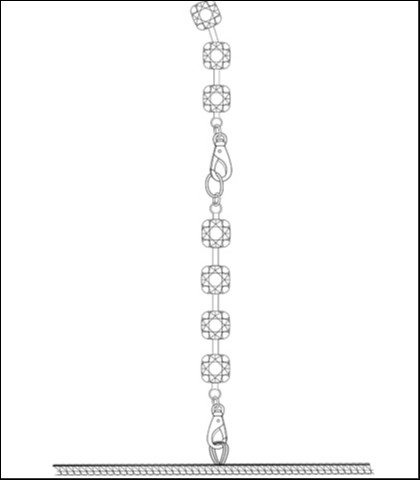 Seksi kombinezon sa cirkonima - noir