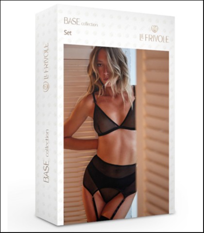 SEXY KOMPLET - BRUS, GACICE I HALTER - LF