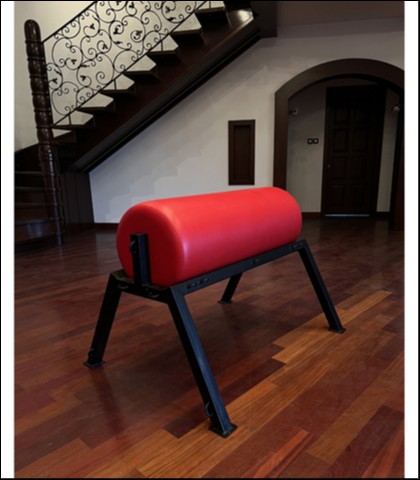 Bondage padded barrel horse