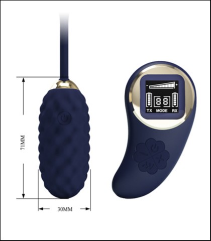 Vibro jaje vivian blue