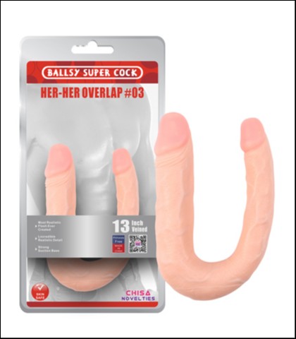 DUPLI DILDO 33CM