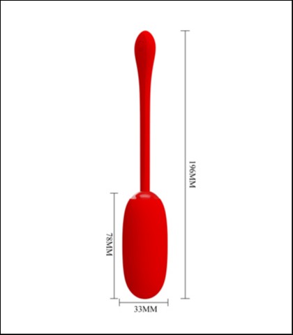 Vibro jaje julius red