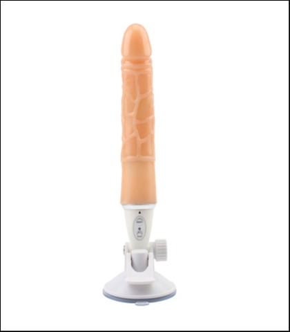 Vibro dildo sa podesivim postoljem - 20cm