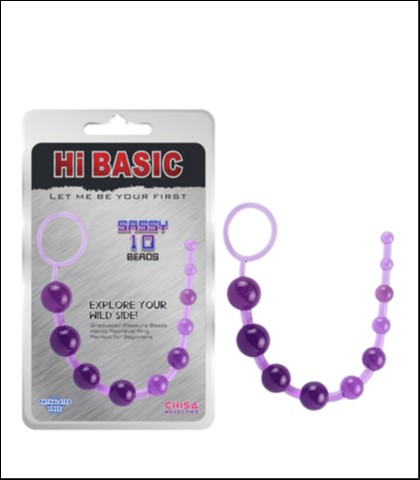 ANALNE KUGLICE SASSY ANAL BEADS PURPLE