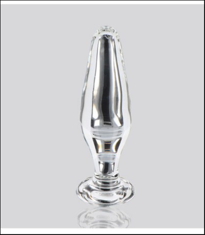 Stakleni analni dildo 12cm