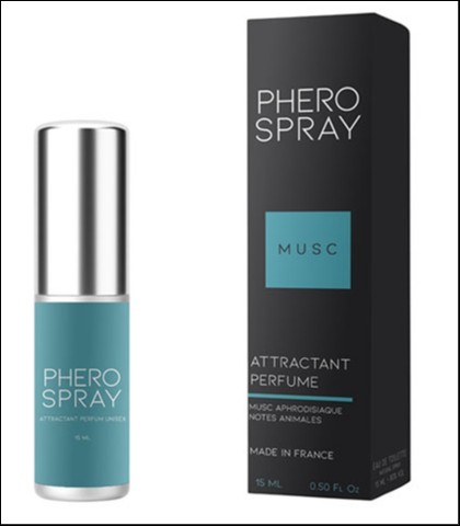 MUSKI PARFEM SA FEROMONIMA PHERO SPRAY 15 ML