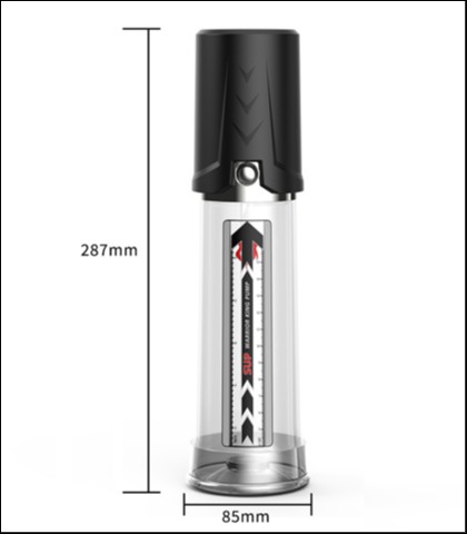 Teleskop pumpa za penis + xxl krema