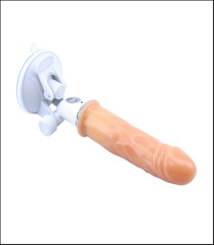 Vibro dildo sa podesivim postoljem - 18cm