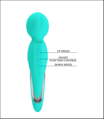 Silikonski vibrator za klitoris walter - green
