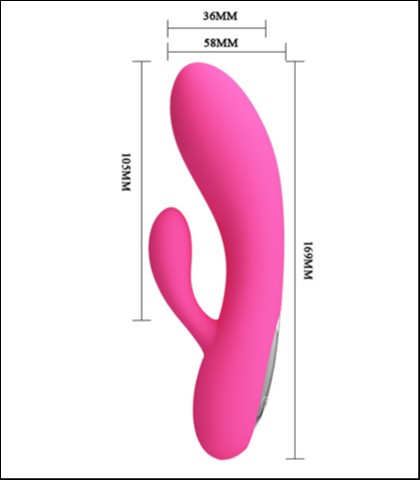 Vibrator za g tacku i klitoris + lubrikant