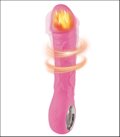 Silikonski vibrator prometheus pink