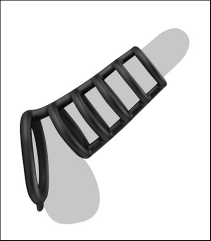 Prstenasta navlaka za penis "rodrigo"