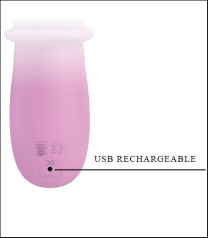 Silikonski vibrator "susie"