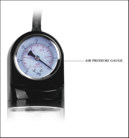 Pumpa za penis sa ruckom i manometrom