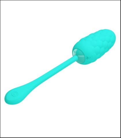 Silikonsko vibro jaje marina - tirkizna boja