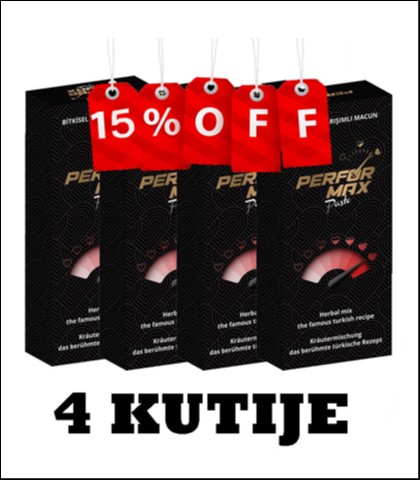 TURSKI MED PERFORMAX 60G X 4