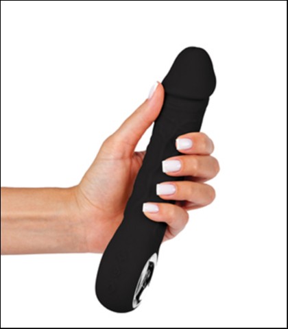 Silikonski vibrator prometheus black