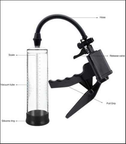 Pumpa za penis pistol passion pump