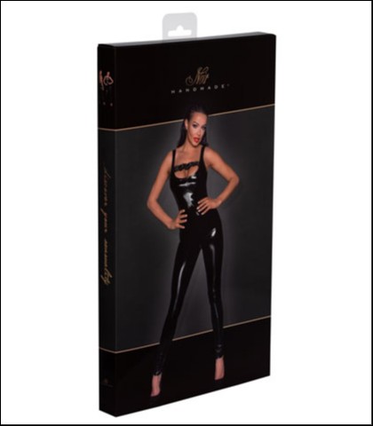 PVC KOMBINEZON - NOIR