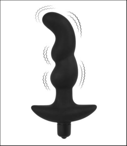 Zakrivljeni analni vibrator