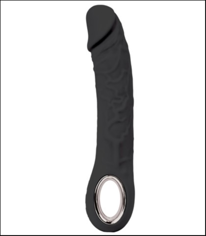 Silikonski vibrator prometheus black