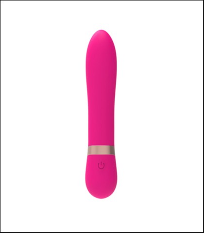 Silikonski roze vibrator - 12cm - romp vibe