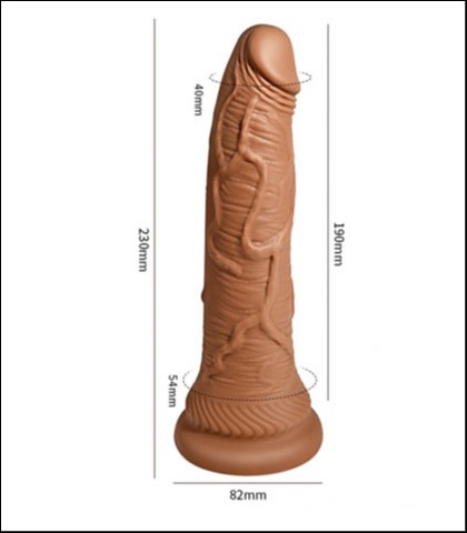 Dildo u boji koze sa venama