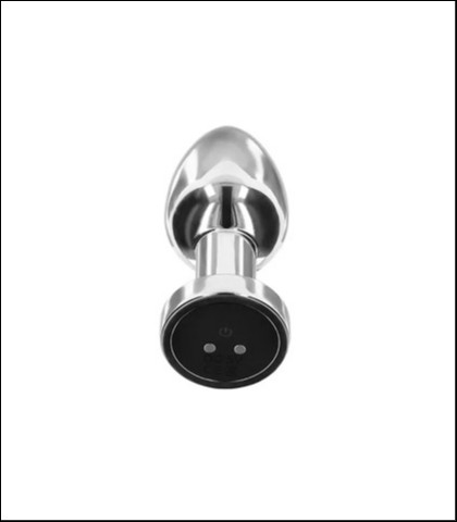 Metalni analni dildo sa vibracijom vibrating metal buttplug m