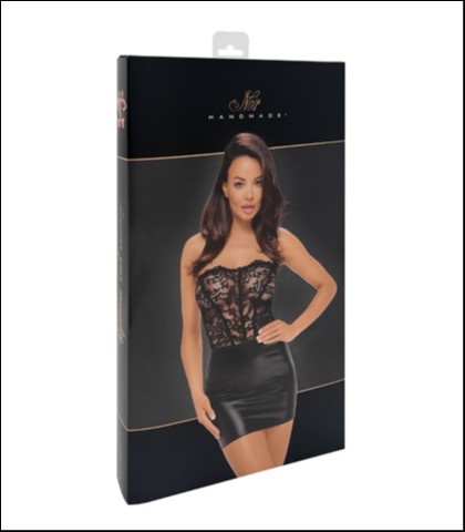 SEKSI KORSET-MINI SUKNJA - NOIR