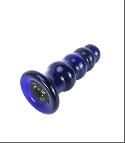 Stakleni analni dildo sa vibracijom radiant vibrating glass plug