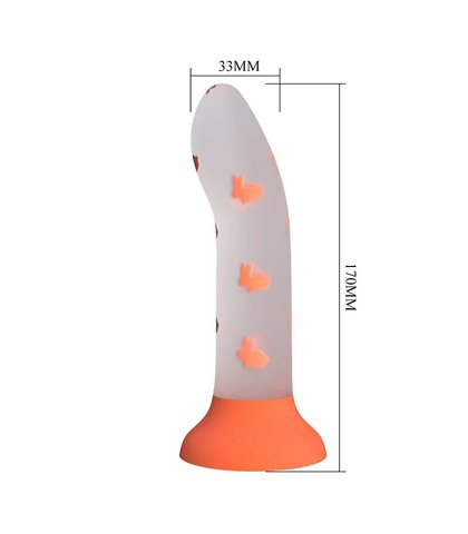 Silikonski dildo 17cm magical nightfall