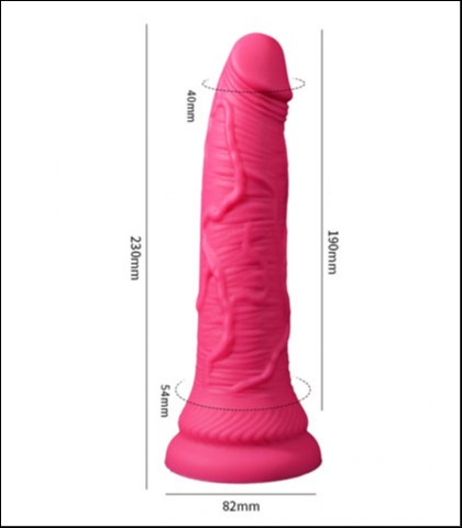 Roze dildo sa venama