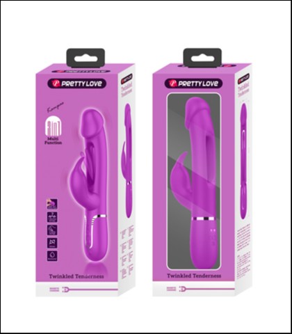 SILIKONSKI VIBRATOR SA DVOSTRUKIM JEZICKOM U ROZE BOJI