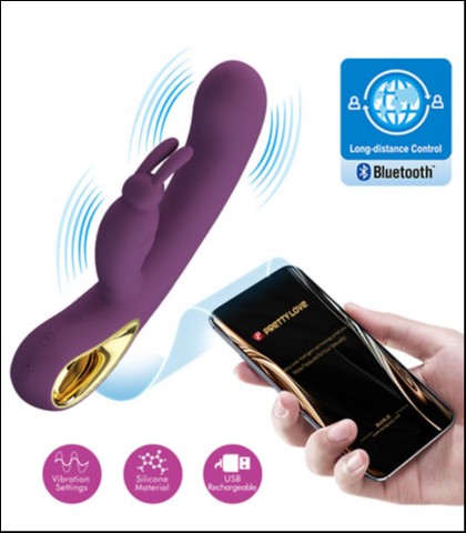 Silikonski vibrator liam