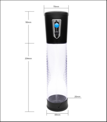Automatska pumpa za penis na baterije + xxl krema 80ml