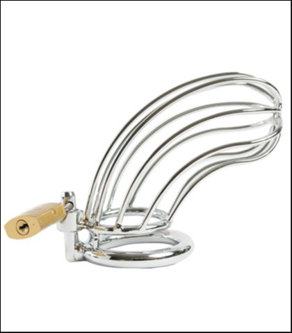 Kavez za penis od nerđajućeg čelika 2 fantasy fetish