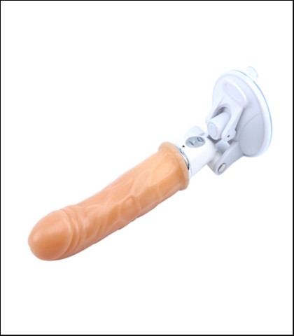 Vibro dildo sa podesivim postoljem - 18cm