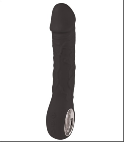 Silikonski vibrator prometheus black