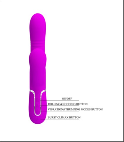 Vibrator za stimulaciju g tacke u roze boji