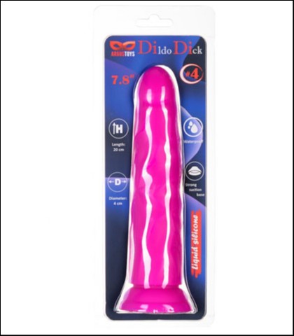 SILIKONSKI LJUBICASTI DILDO