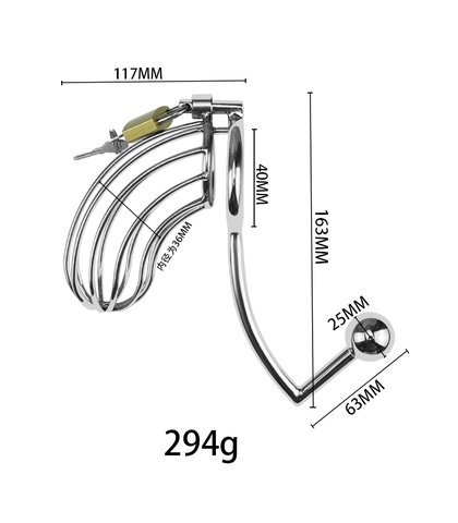 Kavez za penis i masazer prostete