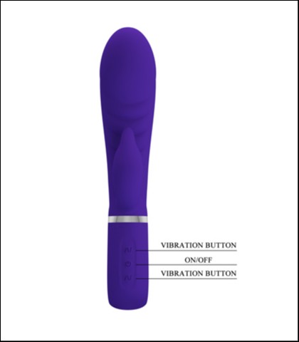 Silikonski vibrator prescott purple