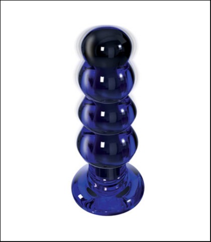 Stakleni analni dildo sa vibracijom radiant vibrating glass plug