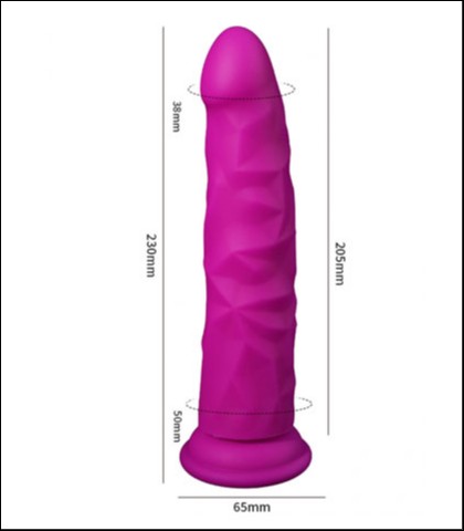 Silikonski ljubicasti dildo