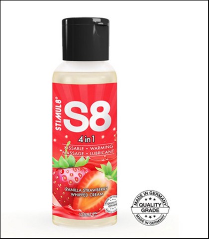 4 IN 1 DESSERT LUBE VANILLA STRAWBERRY WHIPPED CREAM